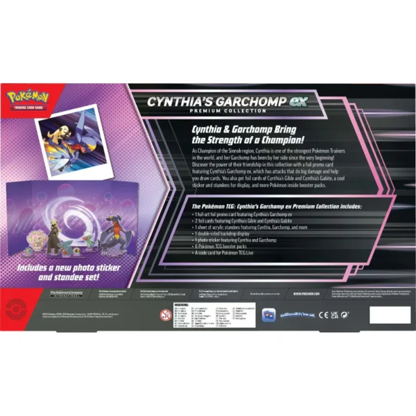 Pokemon TCG - Cynthia's Garchomp Ex Premium Collection - Imagen 2