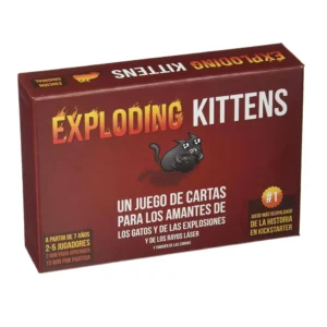 Exploding Kittens es una versión gatuna de la ruleta rusa con un gran componente estratégico. ¡Pasa horas divertidísimas jugando este explosivo juego!