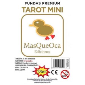 Protectores Tarot Mini Masqueoca (50 unidades) 70x110 mm