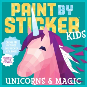 Paint by stickers niños  unicorns and magic