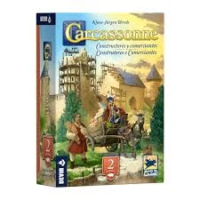 Carcassonne Expansiones - 2 - Costructores y Comerciantes