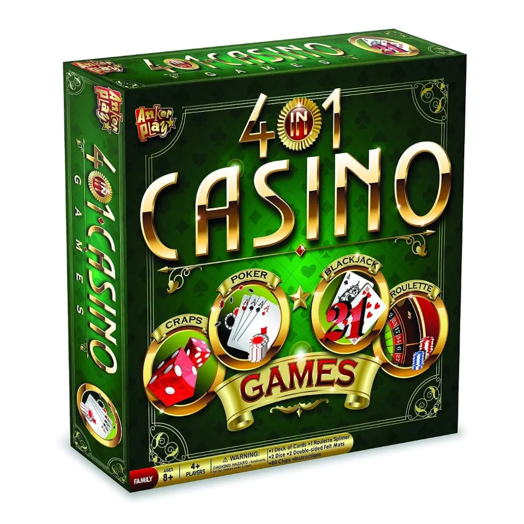 Caja de 4 in 1 Casino Games