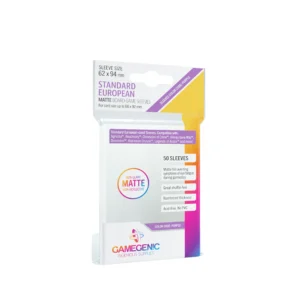 GG Matte Sleeves - Standard European - 50 Unidades